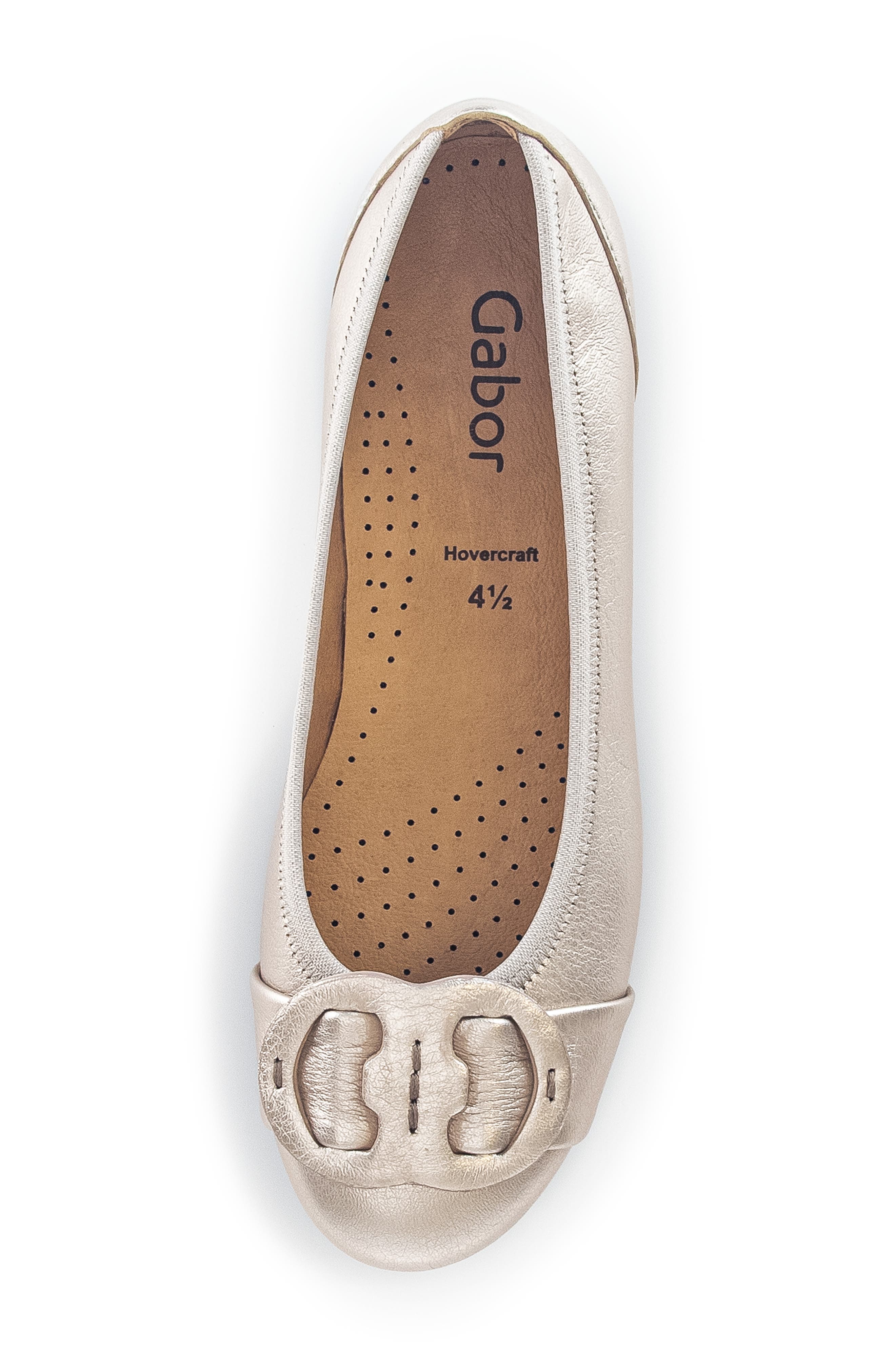 Gabor 44.163 Ballet Flat, Alternate, color, Puder
