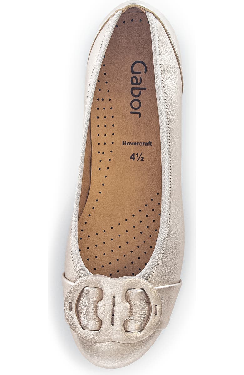 Gabor 44.163 Ballet Flat, Alternate, color, Puder