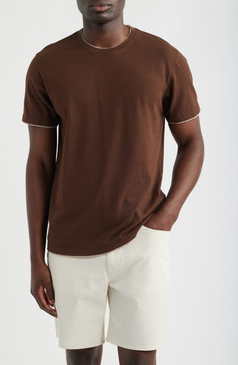 Como Double Layer Crewneck T-Shirt