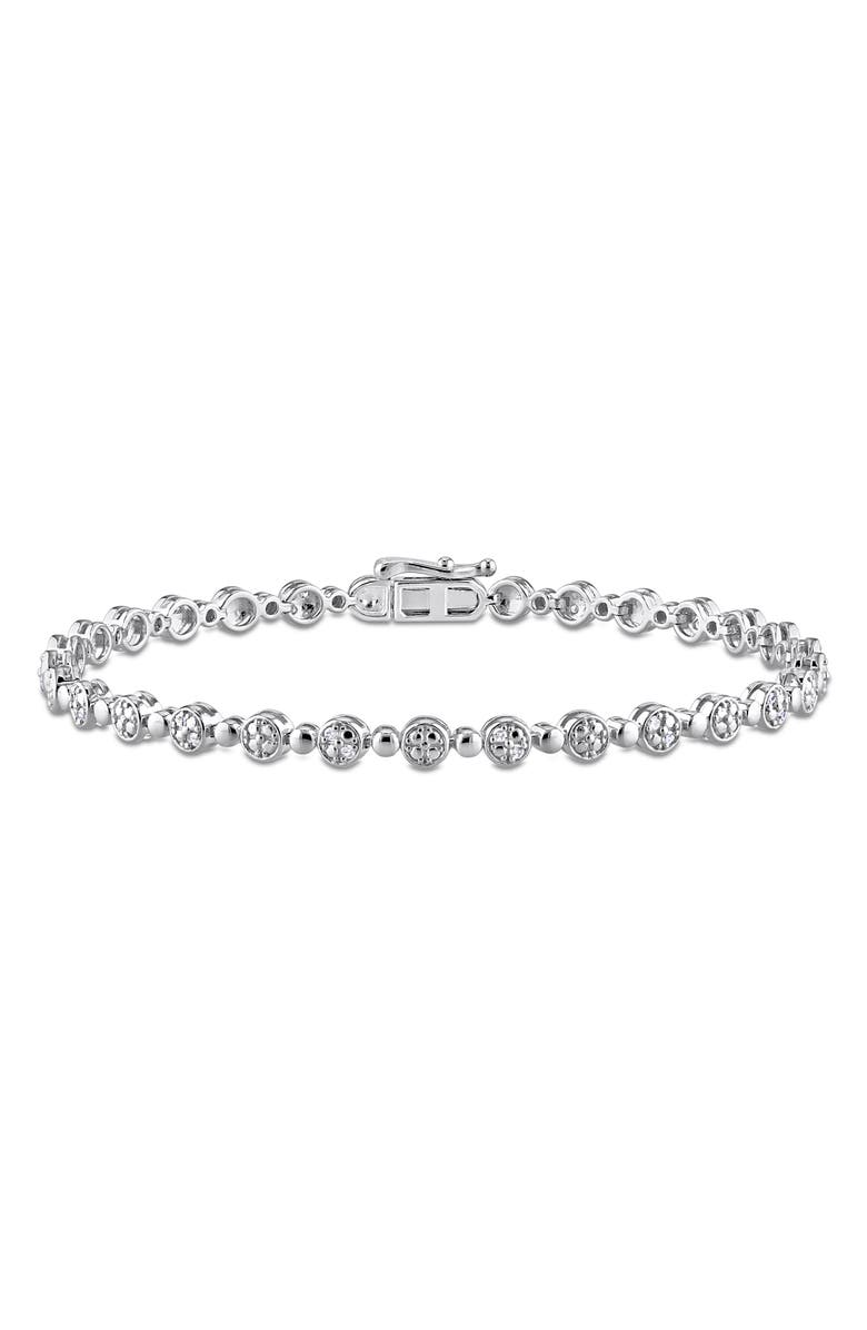 DELMAR Diamond Tennis Bracelet - 0.24ct., Main, color,