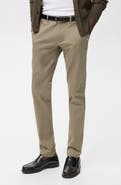 MANGO Barna Slim Fit Stretch Twill Chino Pants