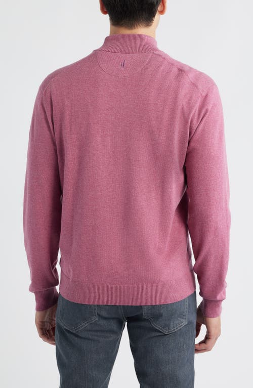 Johnnie-o Desmond Half Zip Sweater In Multi