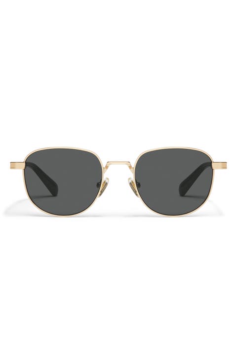 Born Ready 52mm Round Sunglasses