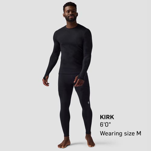 Backcountry Cedars Rws Merino Mid-wt Baselayer Bottom In Black