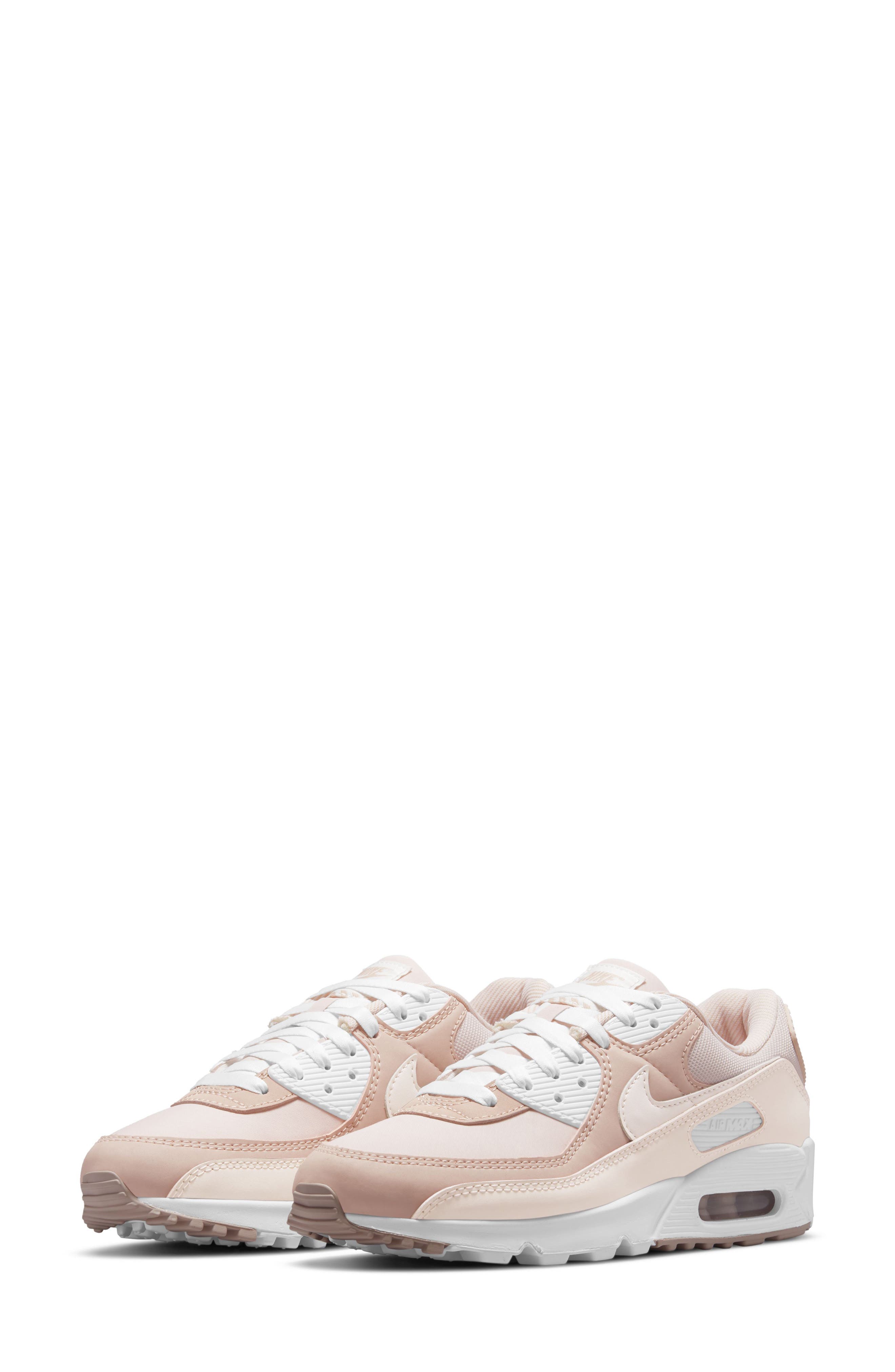 Air Max 90 Sneaker, Main, color, BARELY ROSE/ BARELY ROSE/ PINK