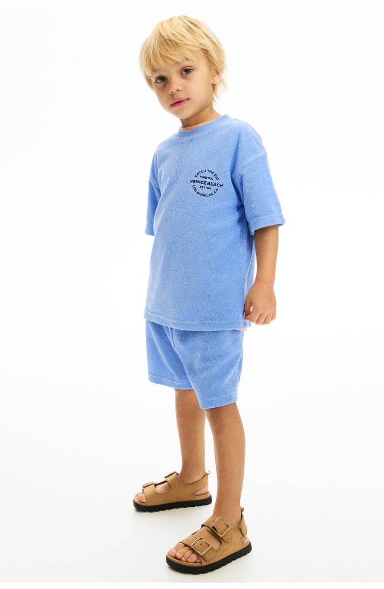 H&M 2-piece terry set, Main, color, Blue/Venice Beach