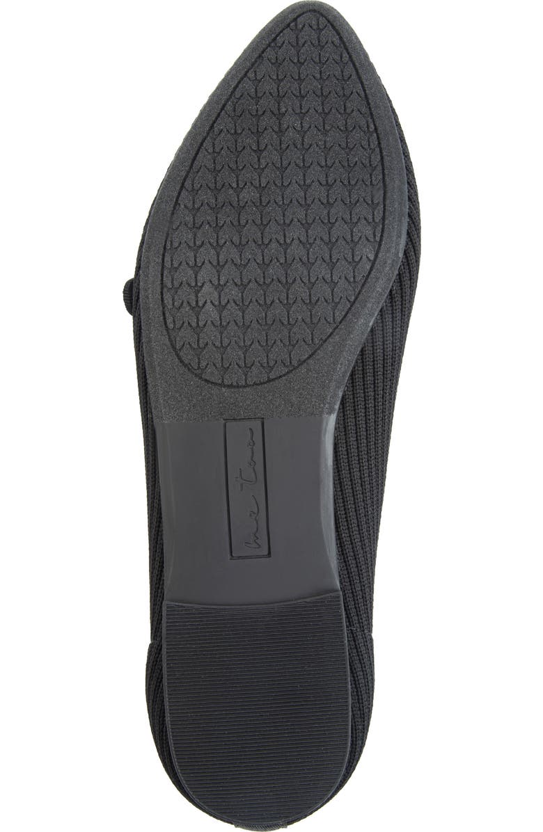Me Too Glory Rib Knit Mary Jane Flat, Alternate, color, Black