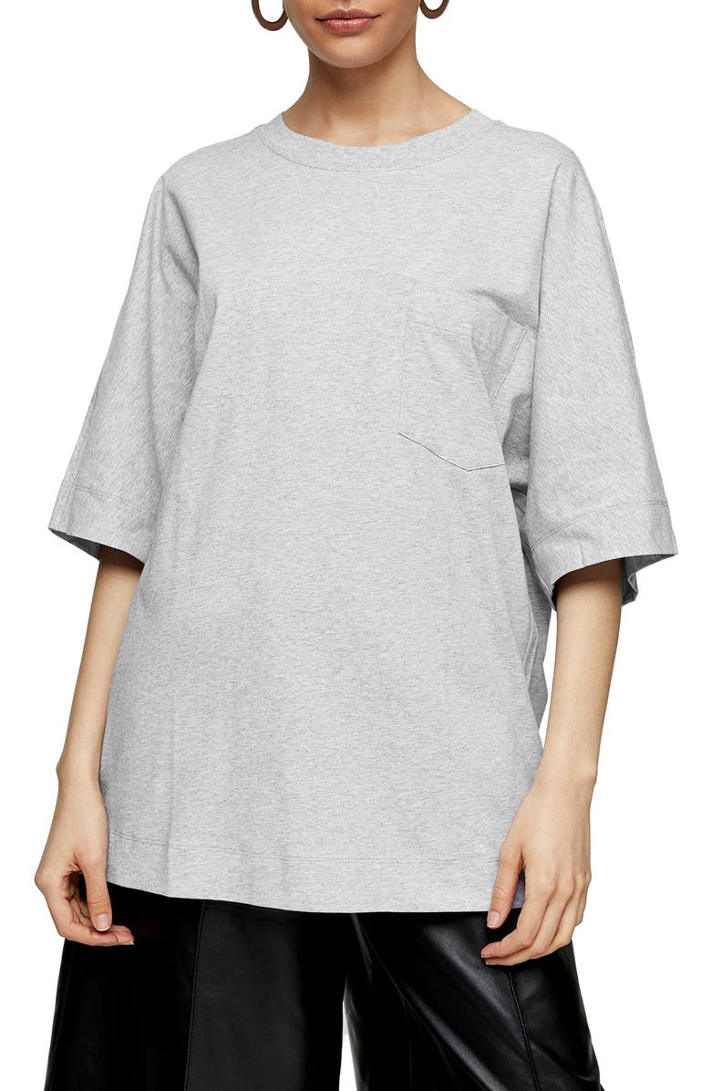 Topshop Boutique Ultimate Pocket T-Shirt, Main, color, 
