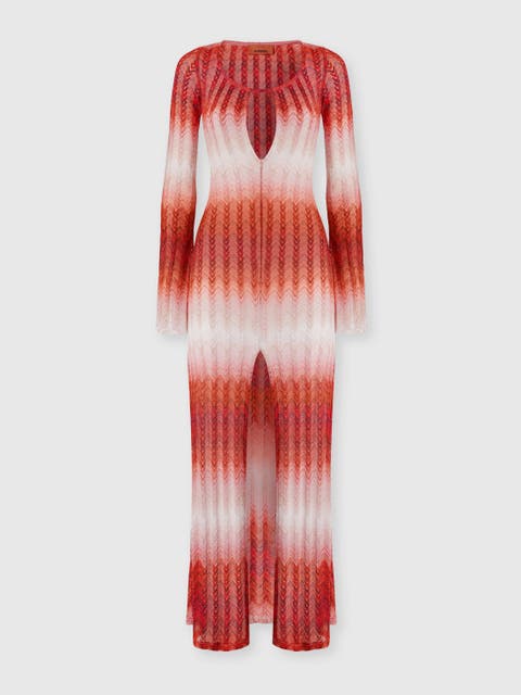 Long Cover-up With Cut-out Details