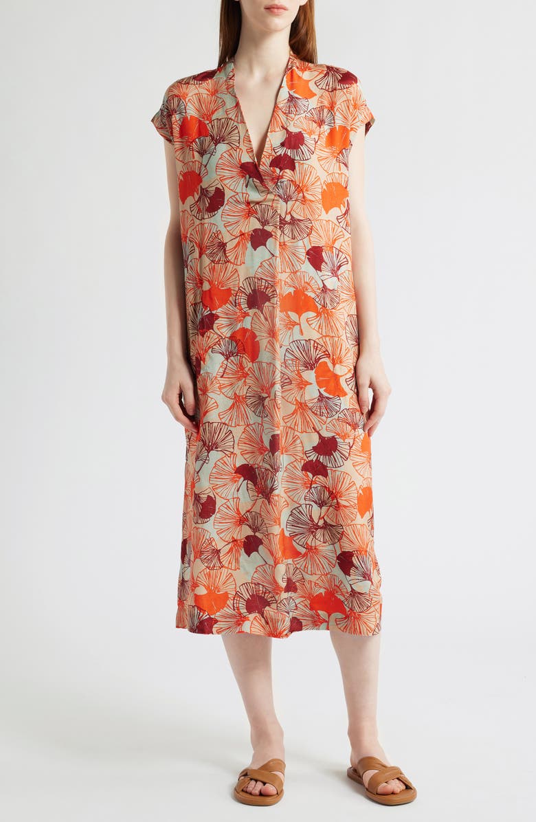 Masai Copenhagen Olivian Print Midi Dress, Main, color,