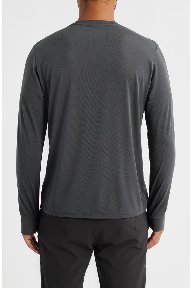 Elevate Long Sleeve Performance Top, Alternate, color, BLACK SAND