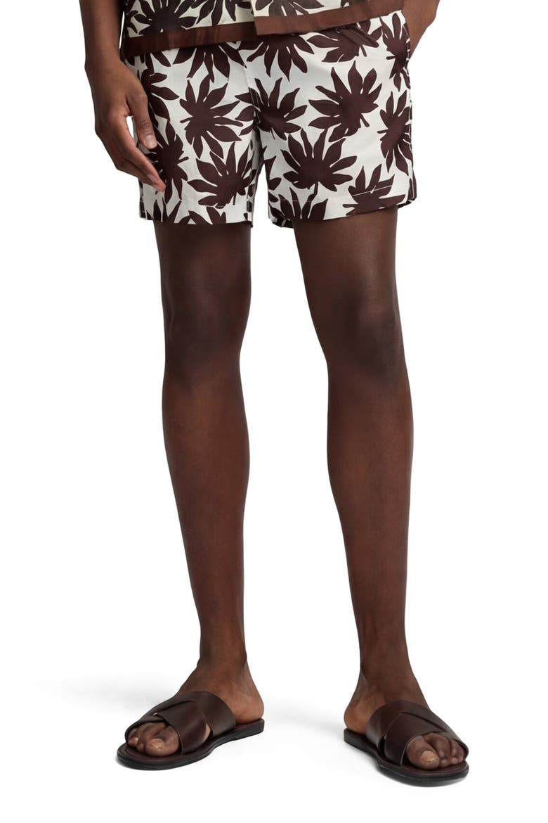 Classic Charles 5" Swim Trunk, Alternate, color, Egret