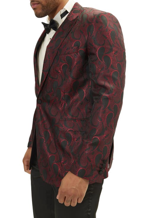 The Wet Look Electric Tuxedo Jacket