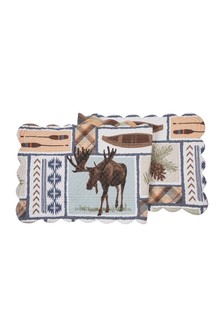 Oakley Dining Table Runner 14" x 51", Main, color, Blue