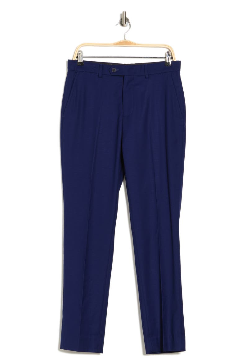 Straight Leg Trouser Pants, Alternate, color, BLUE