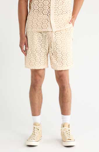 HONOR THE GIFT Open Stitch Drawstring Shorts
