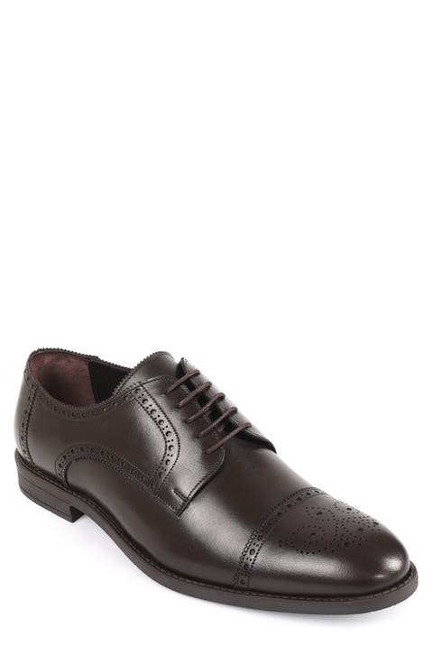 Alaska Brogue Cap Toe Derby (Men)