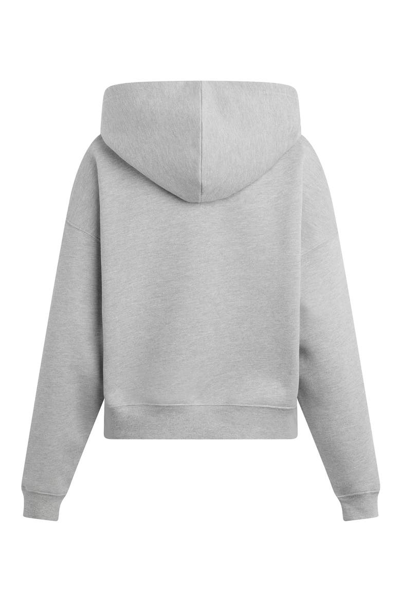 Heart Logo Hoodie, Alternate, color, HEATHER GREY