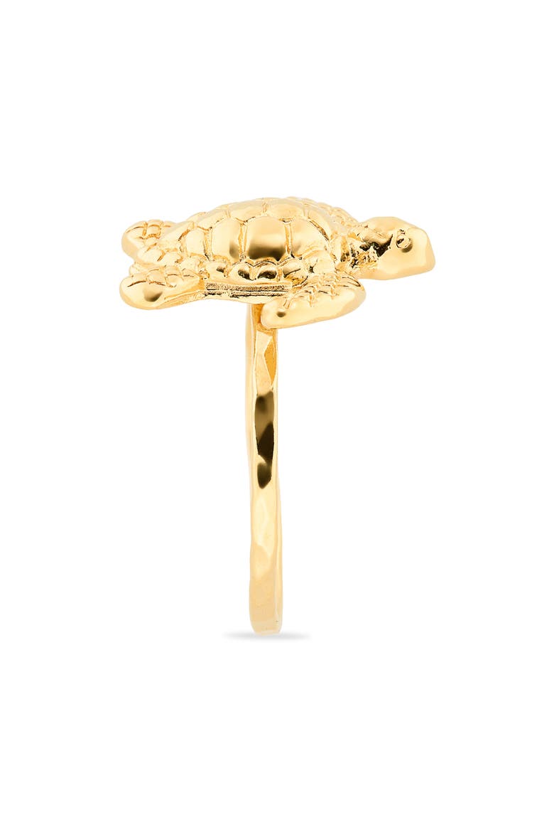 Paradise Cove Sea Turtle Ring, Alternate, color, GOLD