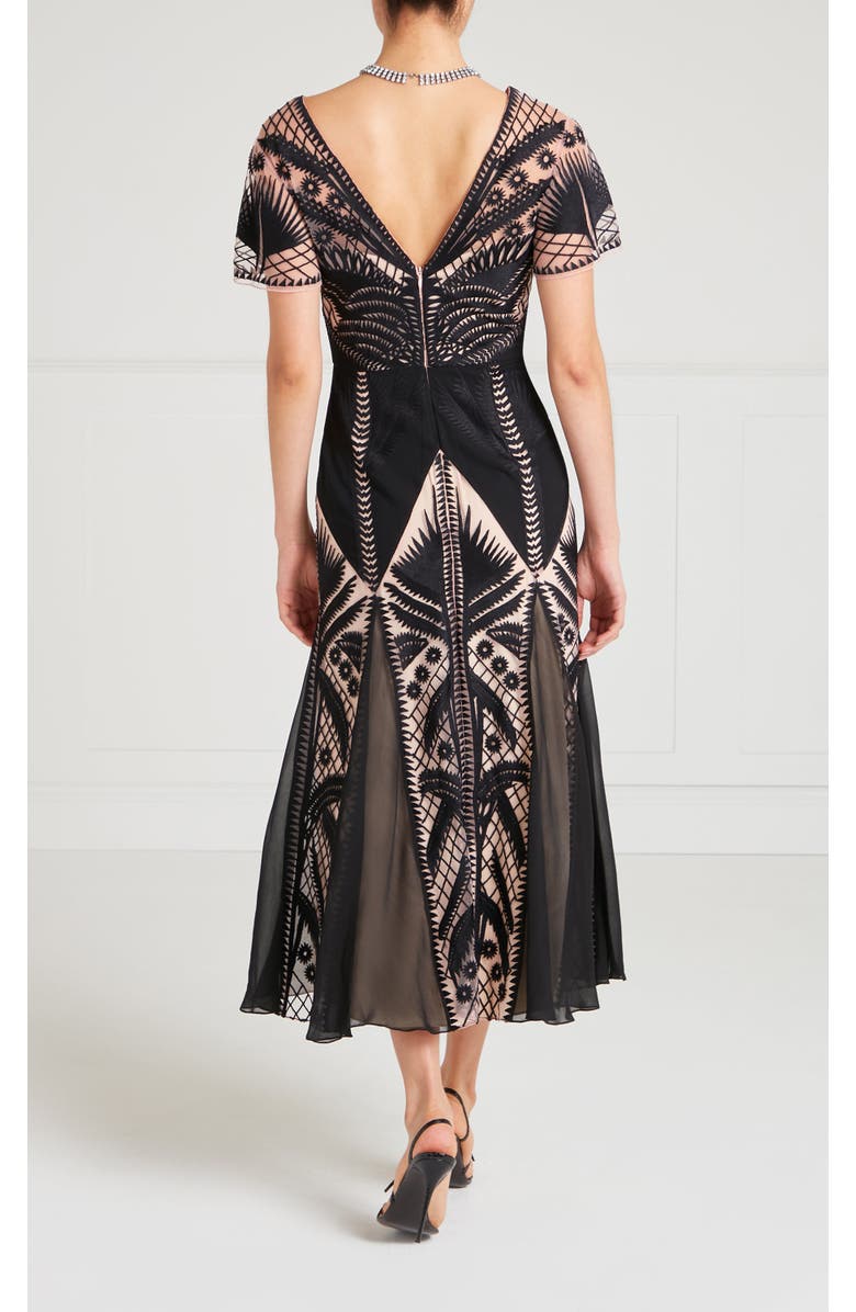 Temperley London Giselle Dress, Alternate, color, Black