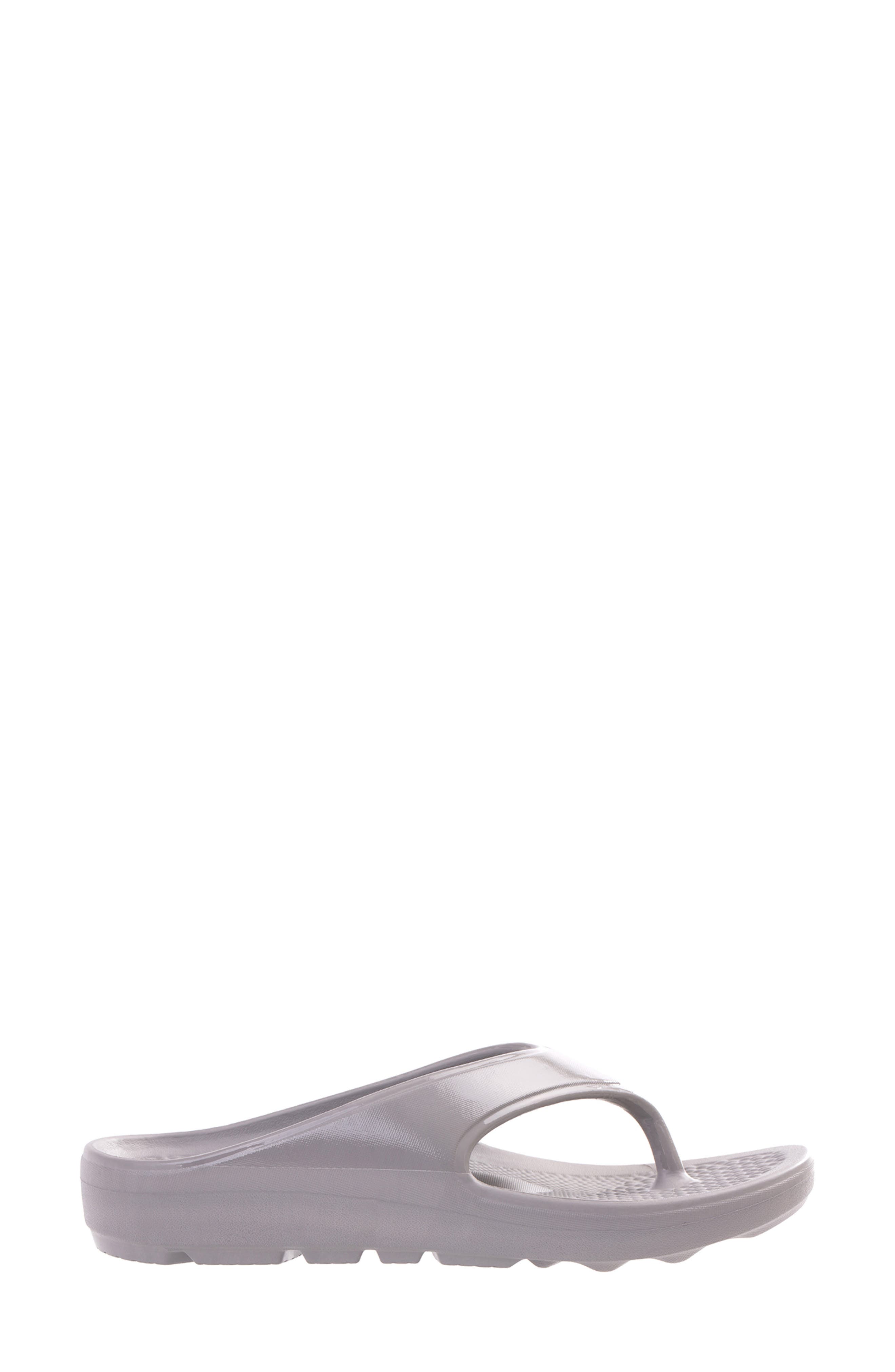 Revitalign Fusion Energy Flip Flop, Alternate, color, Grey