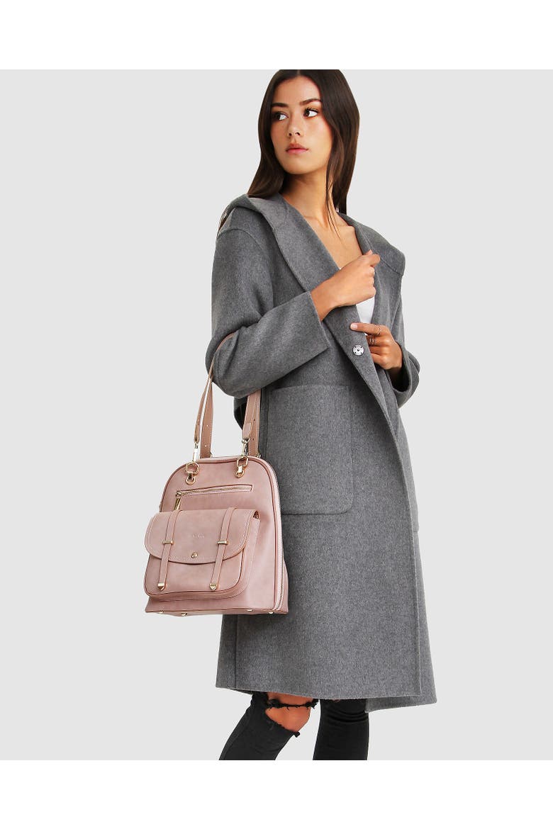 Walk This Way Wool Blend Oversized Coat, Alternate, color, Dark Grey