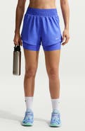 Nike One Dri-FIT High-Waisted 3-Inch 2-in-1 Shorts