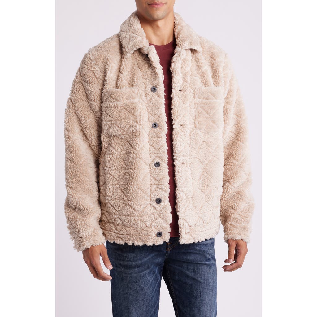 Ugg ® Janson Fluff Trucker Jacket In Neutral