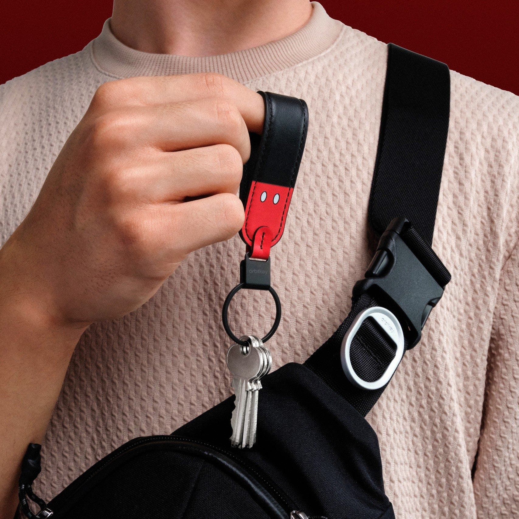 Orbitkey Disney Loop Keychain, Alternate, color, Mickey Mouse