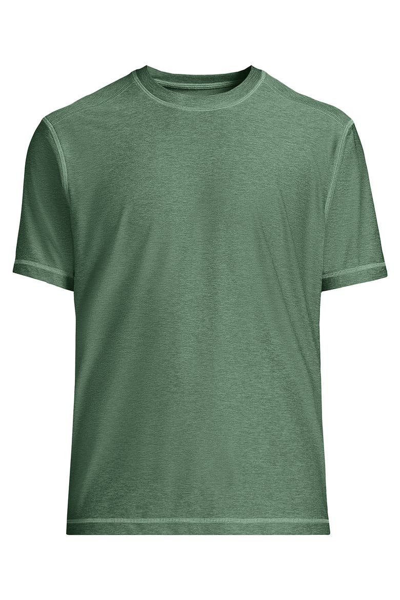 Short Sleeve Swim Tee Rash Guard, Alternate, color, Eucalyptus Heather