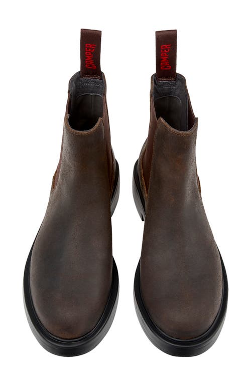 Camper Dean Chelsea Boots In Brown