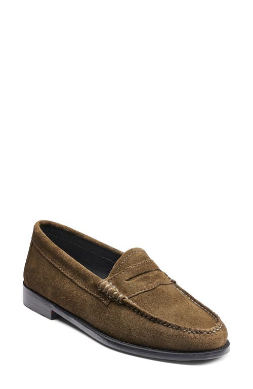 G.h.bass Whitney Genuine Calf Hair Penny Loafer In Brown