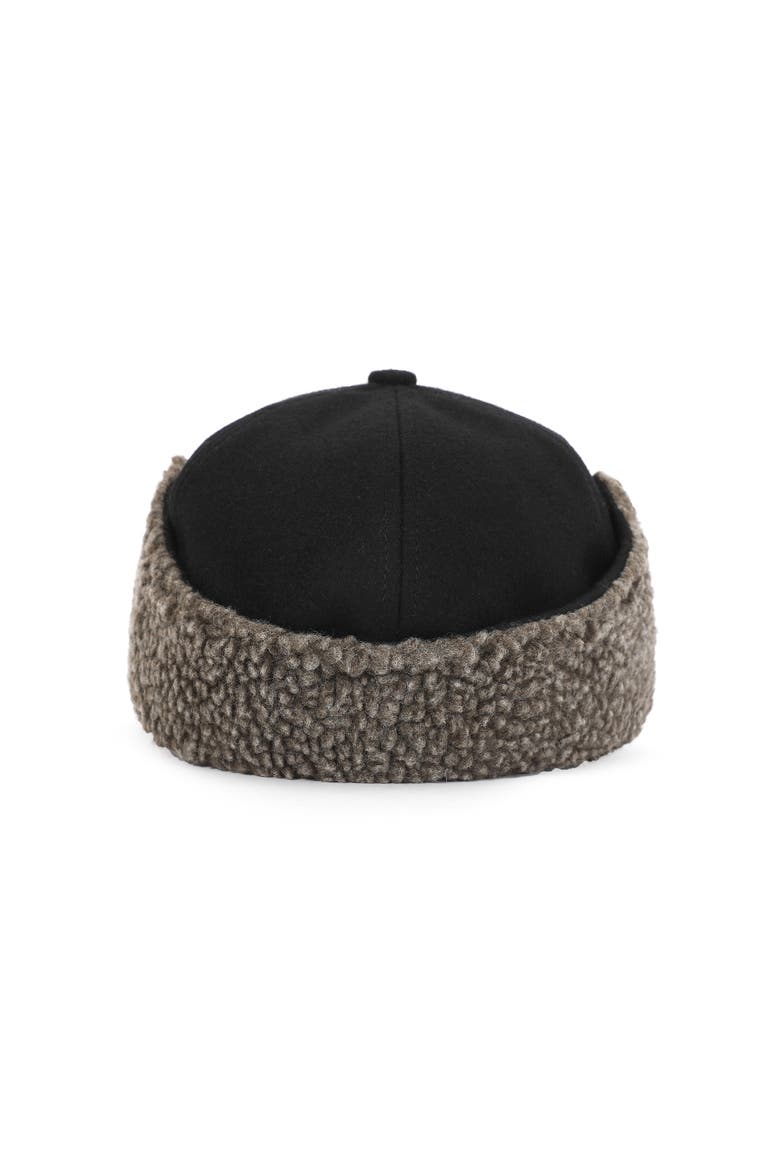 York Men's Berber Earflap Cap, Alternate, color, Black