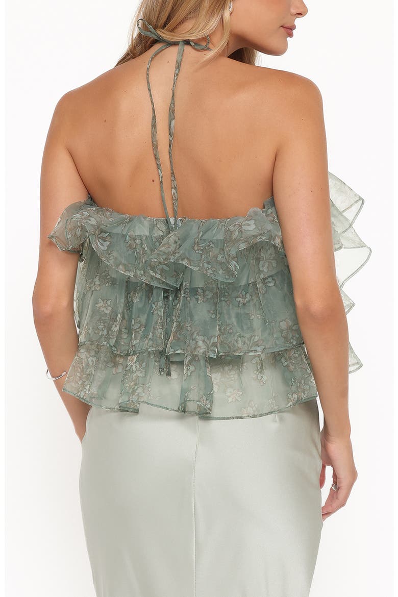 Taelya Flounce Halter Top, Alternate, color, MINT GREEN FLORAL