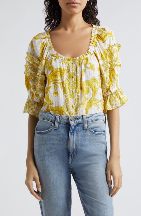 Lula Print Off the Shoulder Top