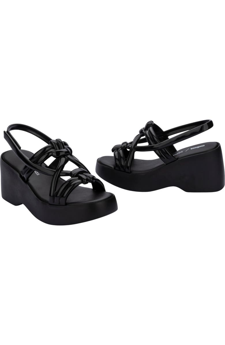 Melissa Sand and Salinas Platform Wedge Sandal, Alternate, color,