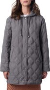 Bernardo Hooded Quilted Liner Jacket