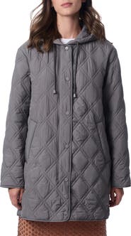 Bernardo Hooded Quilted Liner Jacket