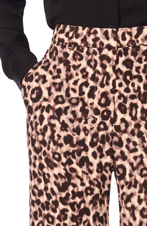 Ted Baker Leopard Print Bootcut Pants In Animal Print