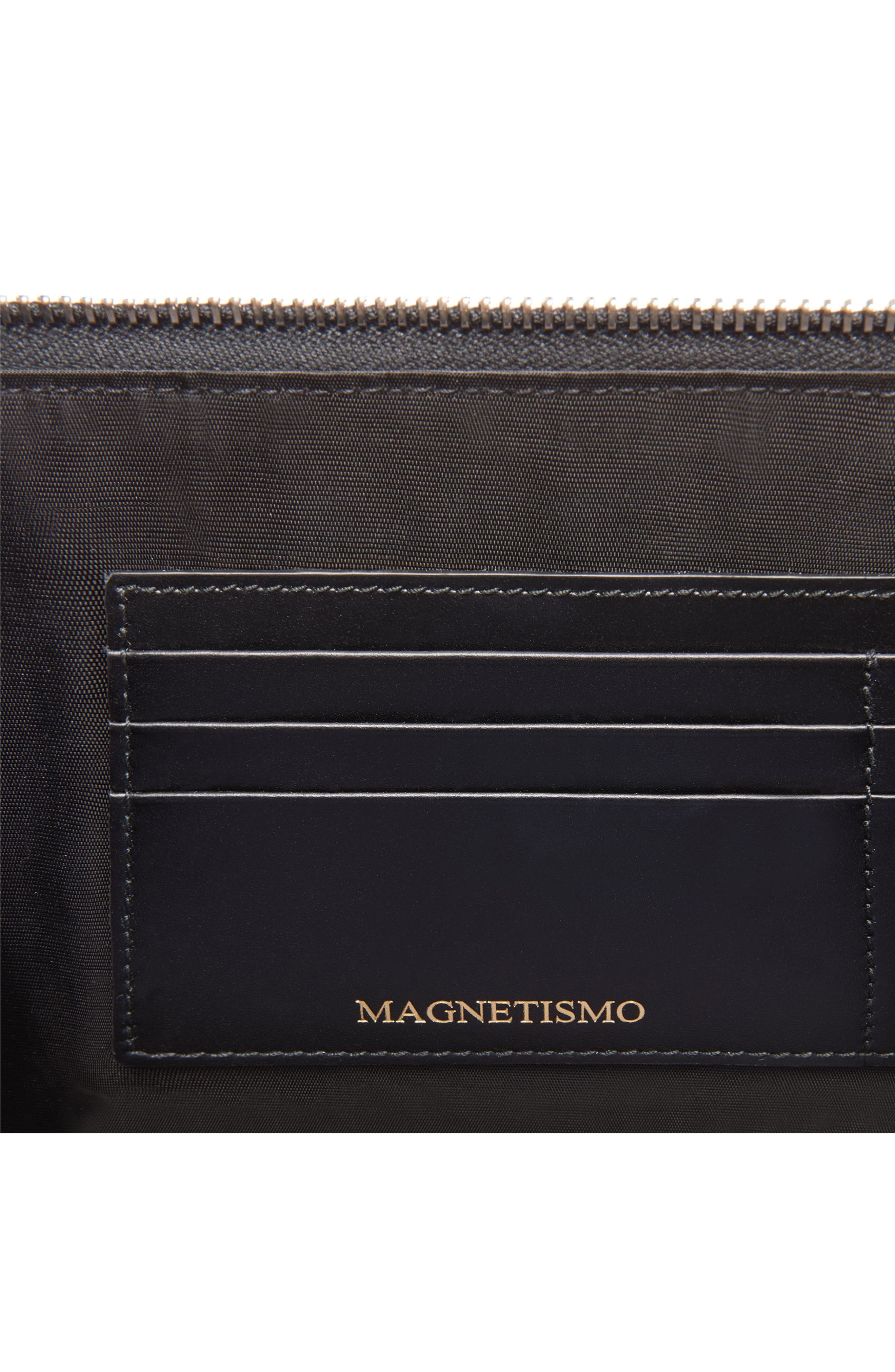 Gucci Guccy Moon & Stars Leather Zip Pouch, Alternate, color, 