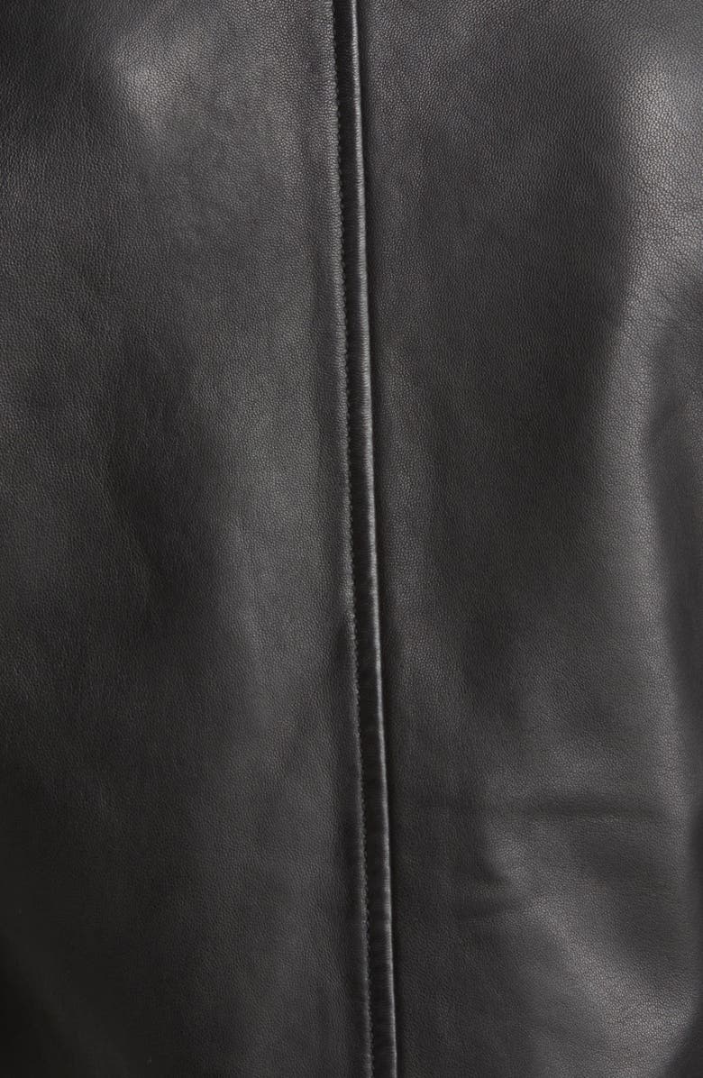 AllSaints Corinna Leather Blazer, Alternate, color, 