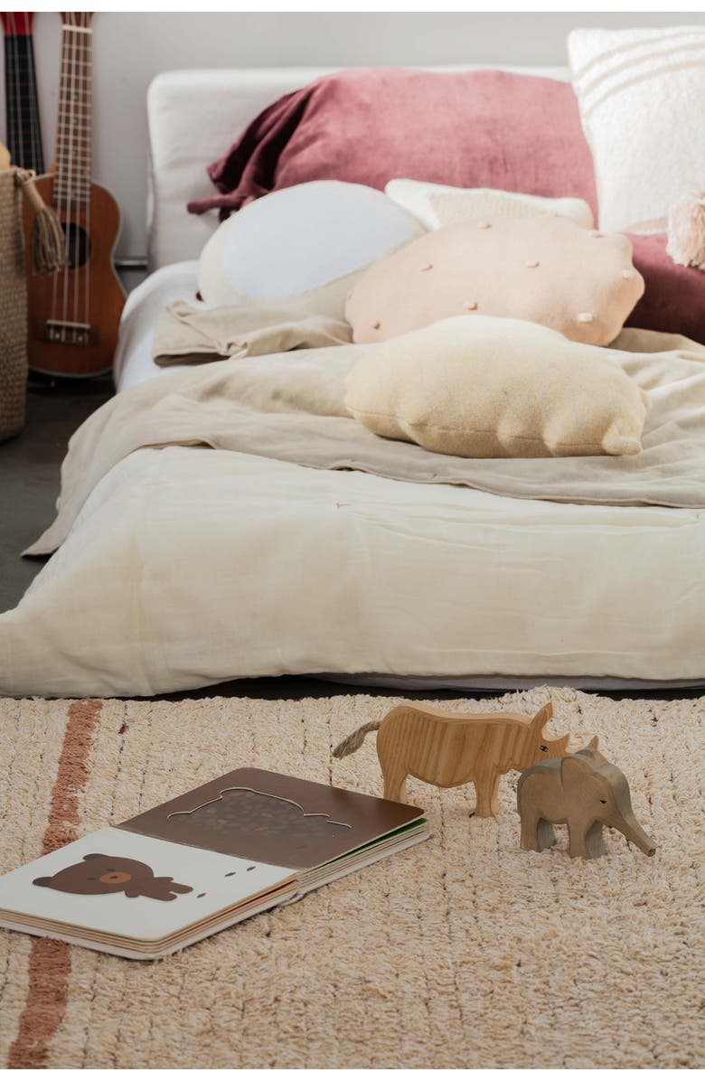 Lorena Canals Reversible Washable Recycled Cotton Blend Rug, Alternate, color, Toffee/ Natural Light Honey