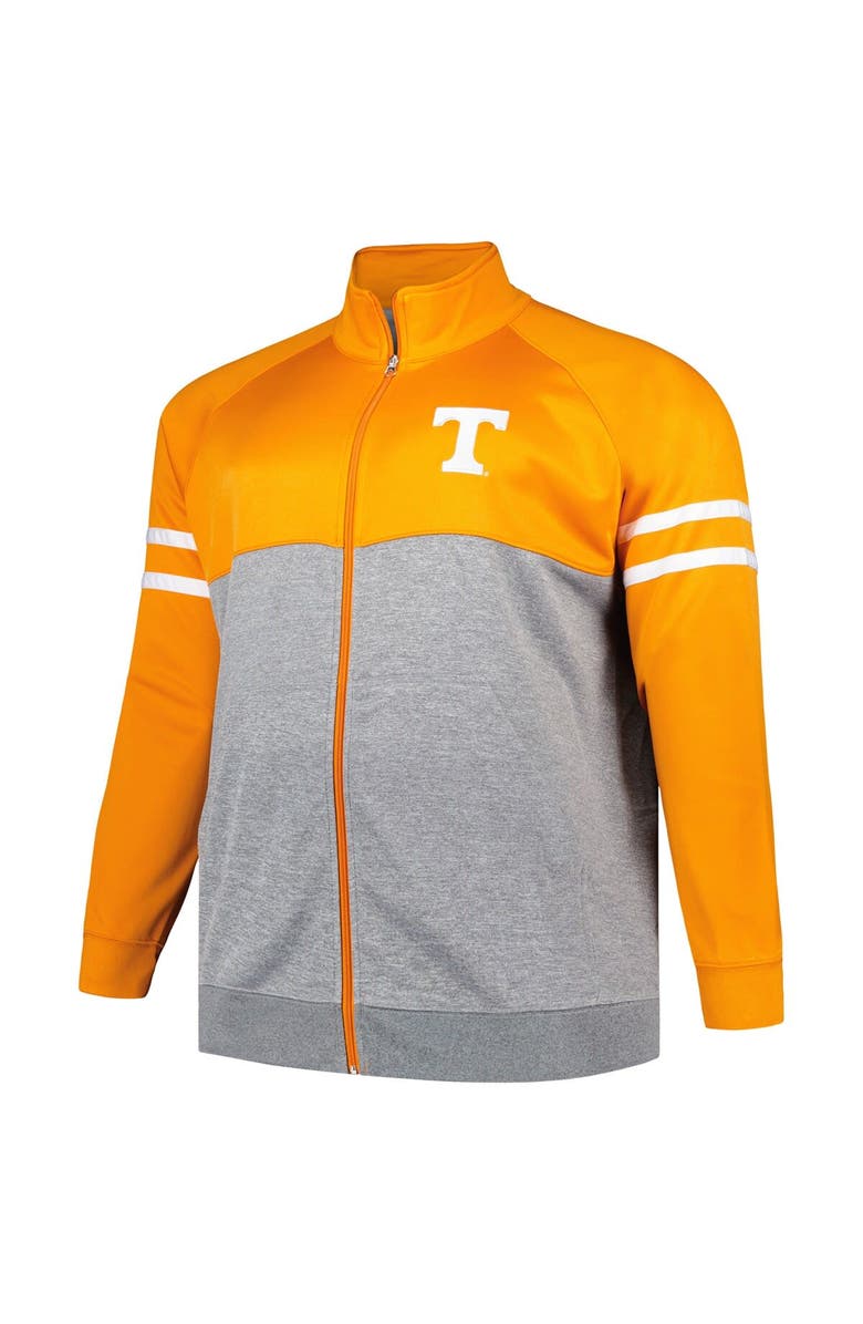 PROFILE Men's Profile Tennessee Orange Tennessee Volunteers Big & Tall Fleece Full-Zip Jacket, Alternate, color, Tennessee Orange