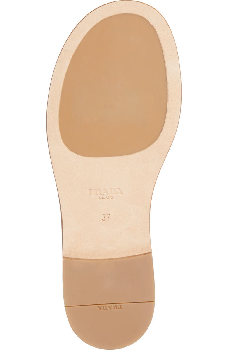 Prada Raffia Slide Sandal, Alternate, color, Naturale