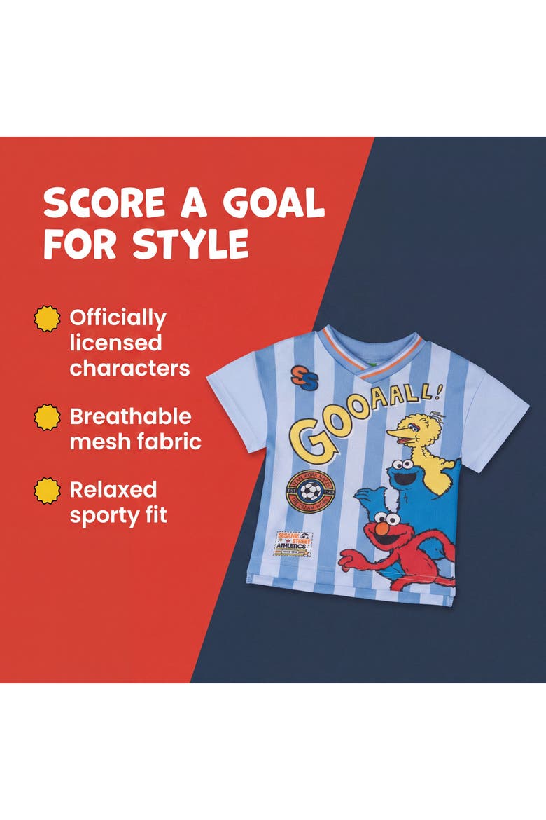 Short Sleeve Soccer Jersey, Alternate, color, Light Blue Stripe