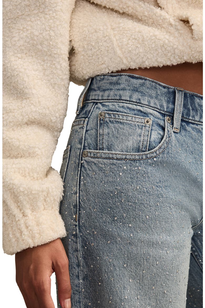 Lucky Legend Embellished Barrel Leg Jeans, Alternate, color, CONFIDENCE WASH