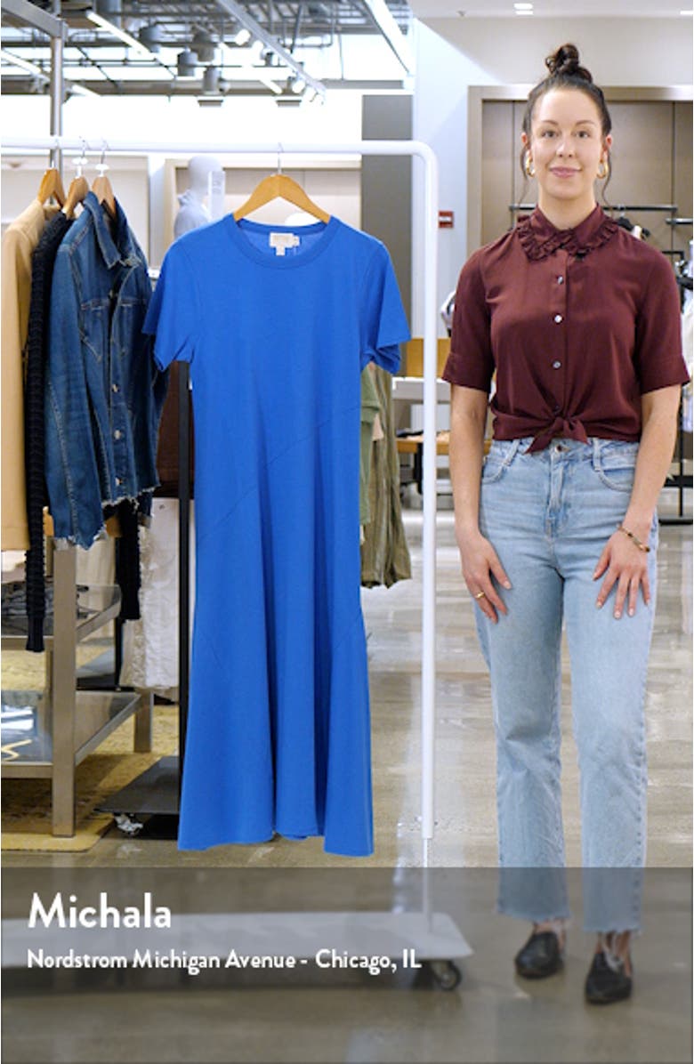 Eileen Organic Cotton Maxi T-Shirt Dress, sales video thumbnail