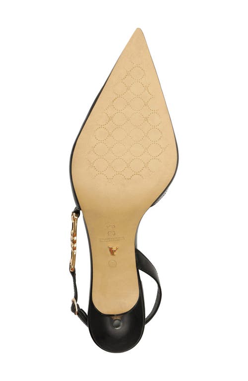 Arezzo Faye Half D'orsay Pointed Toe Slingback Pump