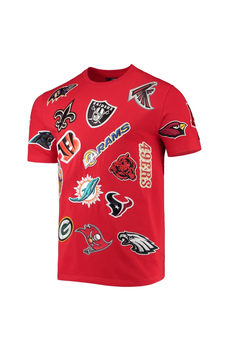 PRO STANDARD Men's Pro Standard Red NFL League Wordmark T-Shirt, Alternate, color, Red