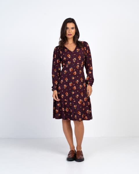 Printed Jersey Dress